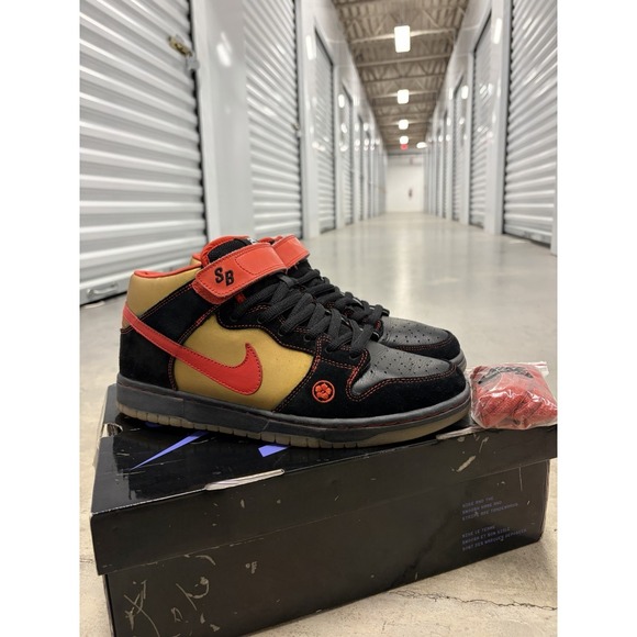 Nike Sb Other - VNDS Size 9.5 Nike Dunk Pro SB Mid Money Cat 2007 BLACK BOX MID